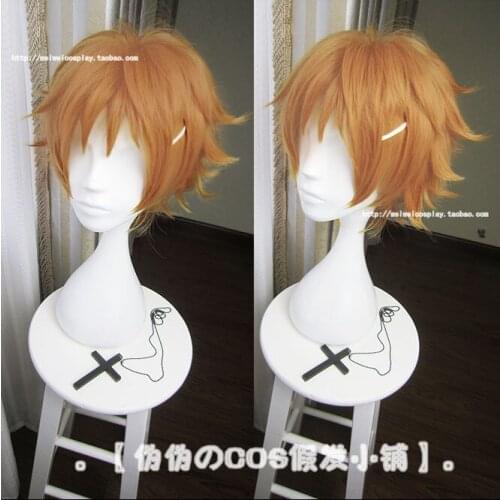 Anime Bungo Stray Dogs Junichirou Tanizaki Junichirou Wig Heat Resistant Syntehtic Hair Cosplay Wigs + Wig Cap