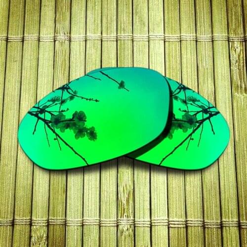 Polarized Replacement Lense For-Oakley Twenty 2012 Sunglasses Frame True Color Mirrored Coating - Green Options