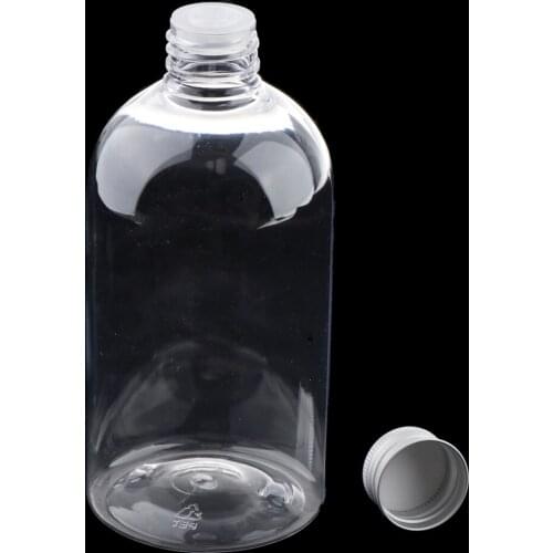 Portable Empty 5pack PET Refillable Essential Oil Screw Lid Dispenser 500ml