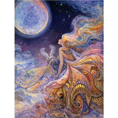 Manufacturer Embroidery Take Me to the Moon Irish Counted Cross Stitch Kits with 100% Cotton Floss &Free Shipping for Wall Decor