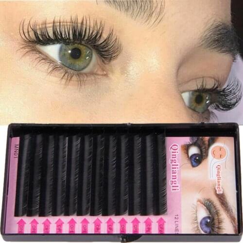 3D planting grafting false eyelashes natural thick and long false eyelashes extension curling eyelashes