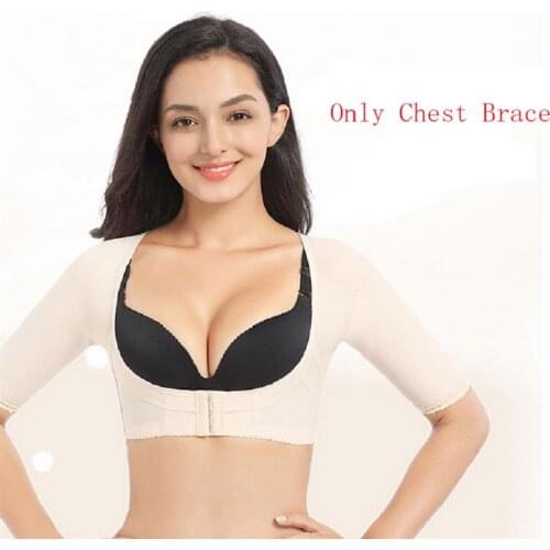 Upper Arm Shaper Post Surgical Slimmer Compression Sleeves Humpback Posture Corrector Tops Women Shoulder Shapewear