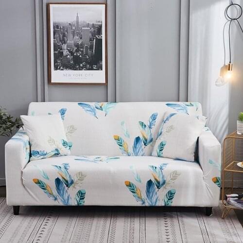 Modern Fashion Printed Sofa Cover Stretch Elastic All-inclusive Slipcover Anti-dust Furniture Protector Cover Living Room Decor