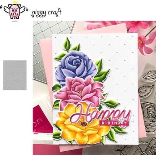 Piggy Craft metal cutting dies cut die mold Heart hole rectangular frame Scrapbook paper craft knife mould blade punch stencils
