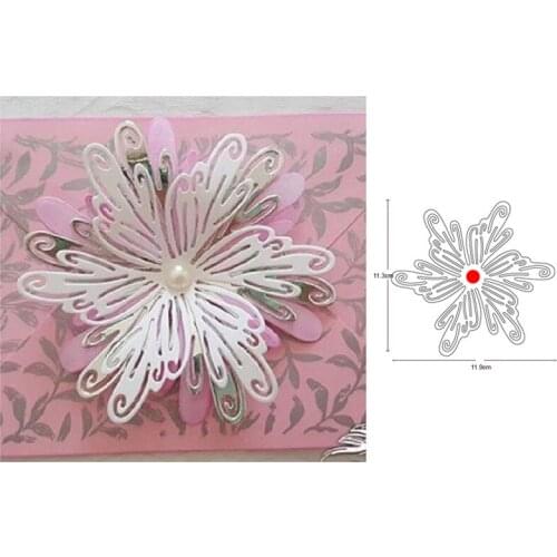 Lace Flower Border Metal Cutting Dies Stencils dies for Scrapbooking diy photo album Embossing Dies Cuts Card making Craft dies