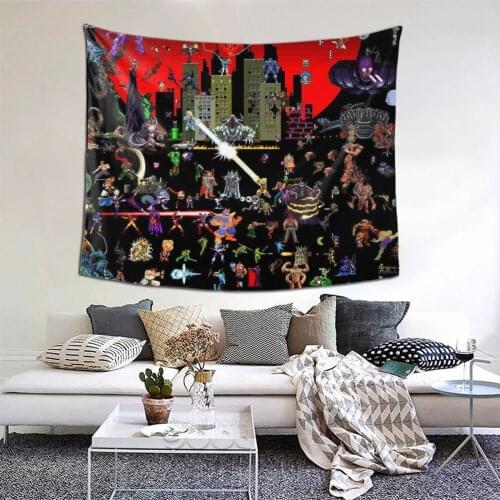 Retro Game Tapestry Vintage Game 80s Tapestry Wall Bedspread Bohemian Hanging Blankets For Living Room
