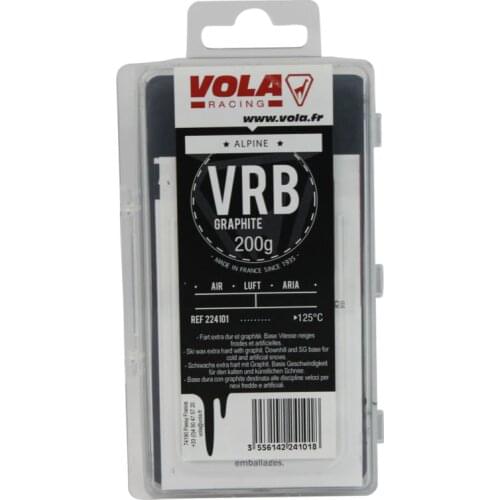 VOLA VBR Graphite Base wax For GS and Super G,Downhill on very cold and dry snow 200g