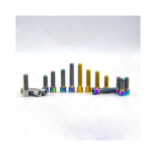 1PCS M4 plum screw Cup stigma bolt Ultralight high strength Antiseptic Torx T&TX bolts Mechanical screws Titanium alloy