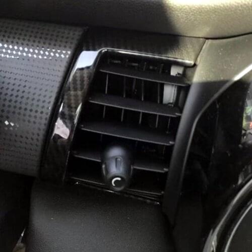 2PCS LHD Left and Right Air Vent Decorative Cover for Mini Cooper F55 F56 F57 Hatchback One S Convertible Carbon Fiber