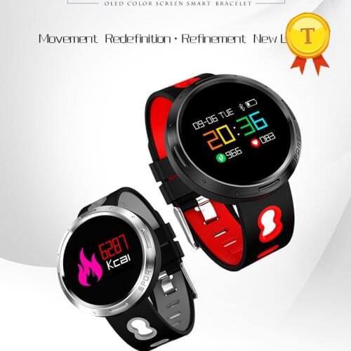 2018 good looking Color Screen Smart Band Waterproof Fitness Tracker heart rate Sport Smartband For Android IOS PK Mi Band 2