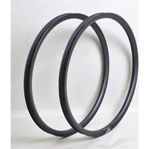 27.5er 32H MTB Carbon Clincher Rims 35 wide UD Matt Tubuless Mountain Bicycle rims 650B