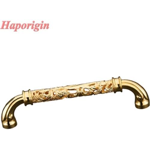 2x Kitchen Cabinet Drawer Handles Furniture Door Knobs Court Carved Gold Wardrobe Handle Cupboard Closet Dresser Pulls Shoes Box