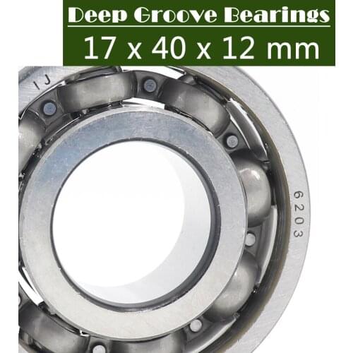 6203 Bearings 17x40x12 mm 2PCS ABEC-5 Motorcycle Engine Intermediate Shaft Bearing For Column Izh Jupiter 5 IJ Planeta Sport 350
