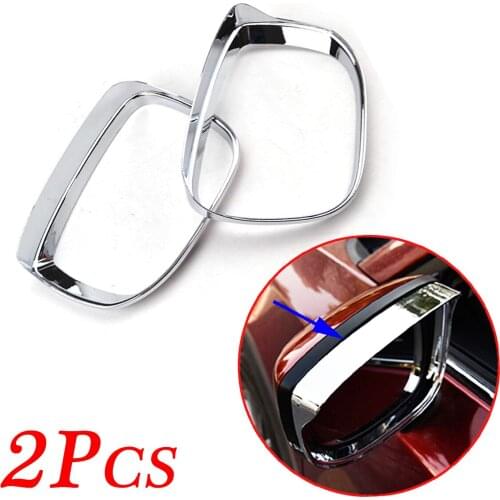 Accessories Fit For Mazda CX-5 KF 2017 2018 2019 Chrome Rear View Mirror Brow Cover Trim Rearview Side Mirror Decoration