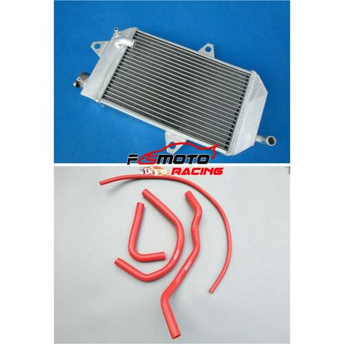 For ATV Yamaha banshee 350 YFZ350 87-07 06 YFZ 350 aluminum radiator + silicone radiator Hose