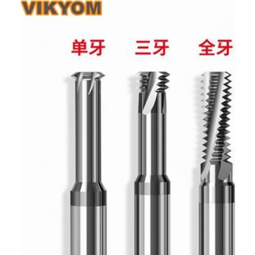 American system Imperial units Thread milling cutter Full-tooth/three-tooth/single-tooth tungsten steel thread milling cutter