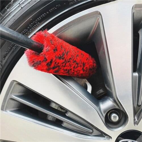 Car Wheel Rims Cleaning Brush Original Wheel Woolies Brush Stick Tire Woolie Wooly Wand Engine Wash Cleaning Tool SAL9