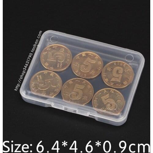 Free shipping Small Parts box collapsible rectangle Plastic Boxes for jewelry Transparent Plastic box