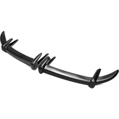 For Ford Fiesta ST Facelift MTD Style Fiberglass Rear Spoiler Extension (Fit MK7 2013 on) FRP Fiber Glass Splitter Wing Set Trim