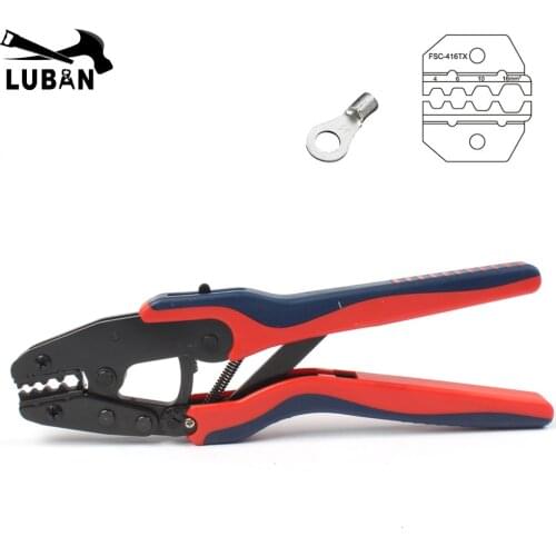 DR-416TX 4MM 6MM 10MM 16mm Super Strength-Saving Crimping Plier 1.5-6MM2 12-6AWG 4-16MM2