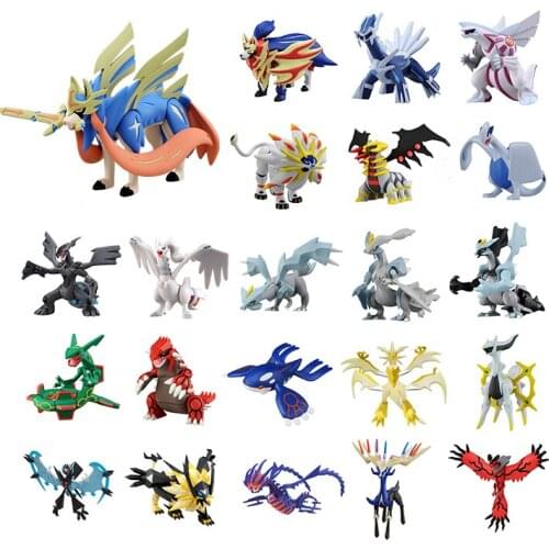 TAKARA TOMY Genuine Pokemon HP Dialga Necrozma Kyogre Palkia Xerneas Giratina Zacian Eternatus Kyurem Action Figure Model Toys