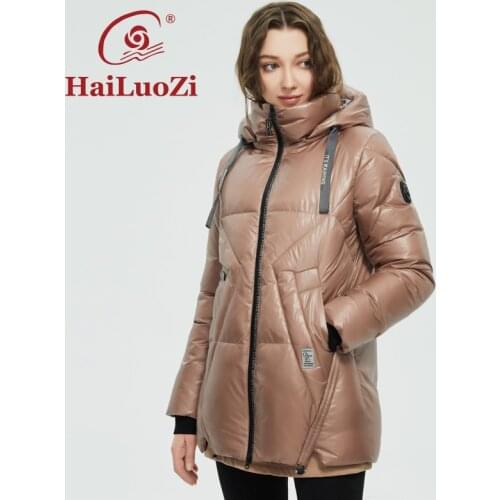 Женские короткие пуховики HaiLuoZi China At AliExpress