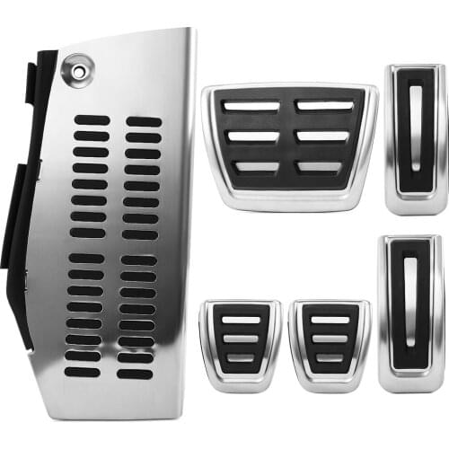 High quality Car styling Pedal Cover Set For Volkswagen Polo VW Golf 4 Bora Beetle RSi GTI R32 Audi A3 SEAT car accessories