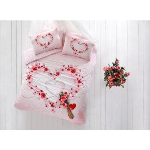 DUVET COVER SET DOUBLE SIZE %100 COTTON FABRIC NIGHT GLOSS MADE IN TURKEY TEXTİLE