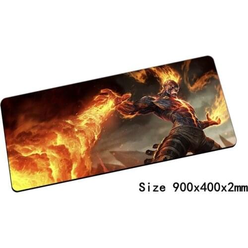 Brand mouse pad 900x400x2mm pad mouse lol notbook computer mousepad Burning Vengeance gaming padmouse gamer keyboard mouse mats