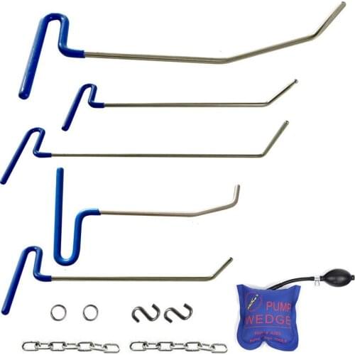 Paintless Dent Repair Hook Tool To Remove Dents Auto Door Dings Damage Repair Kit 12pcs/set