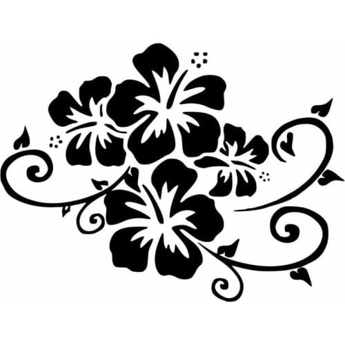 Aliauto Cartoon Car Sticker 3D Beautiful Flower Automobiles Accessories PVC Decal Cover Scratches for Ford Focus Opel,17cm*13cm