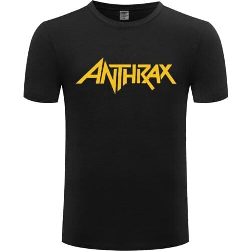 ANTHRAX Rock Band Mens T-Shirt T Shirt Men New Summer Style Short Sleeve O Neck Cotton Casual Hip Hop Top Tee