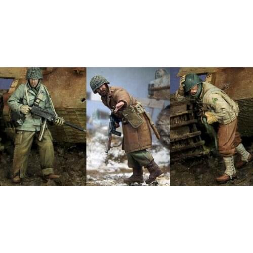 1/35 Resin Figure Building Kit U.S. soldiers (3 figures)