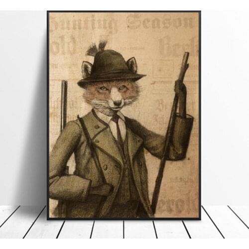 Hunting Season Canvas Painting Wall Art Prints Home Decor Wall Poster Decoration For Living Room
