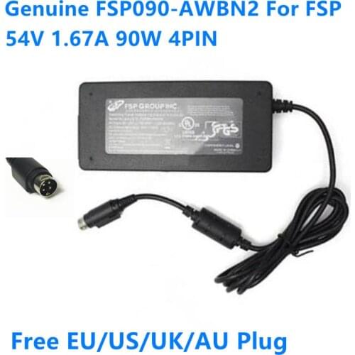 Genuine FSP FSP090-AWBN2 54V 1.67A 90W FSP090-DMBC1 AC Adapter for CISCO SG300-10P SF302-08PP-K9 GS1900-8HP GS1900-08P Charger