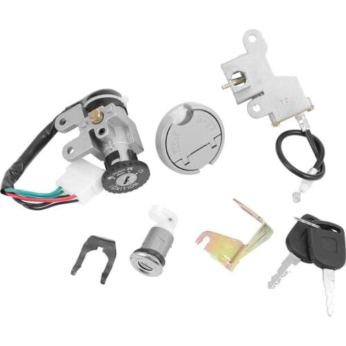 Key Ignition Switch Lock 5 Wire Scooter Ignition Switch Contact Key Set For Moped 110 150cc 49 50 cc TaoTao Peace Roketa Jonway