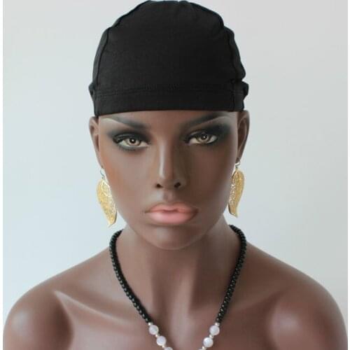 Cheap weaving caps spandex dome wig cap for making wigs black weave cap invisible hair net nylon stretch wig net cap