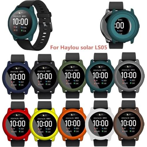 Silicone Soft Shell for XiaoMi Haylou Solar LS05 Watch Protective Frame Replacement Protector Case Accessories