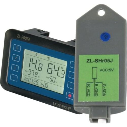 ZL-7903A LCD Intelligent Temperature Humidity Controller Intelligent Incubator Controller PID Control/External SSR Control