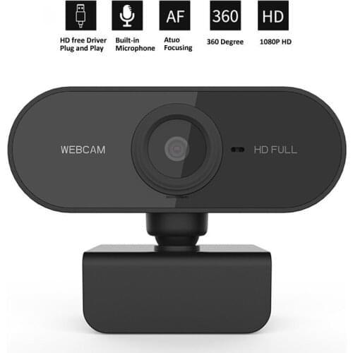 USB Web Camera 1080P HD Computer Camera Webcams Built-In Sound-absorbing Microphone 1920 *1080 Dynamic Resolution