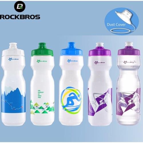 ROCKBROS Ultralight Bicycle Water Bottle Leak-proof Drink Sport Water Bottle Bike Lockable Mouth Cycling Water Bottle Drinkware