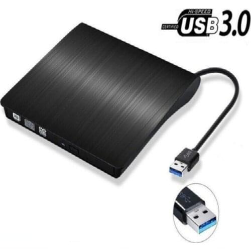 External USB 3.0 High Speed DL DVD RW Burner CD Writer Slim Portable Optical Drive for Asus Samsung Acer Dell Laptop PC HP