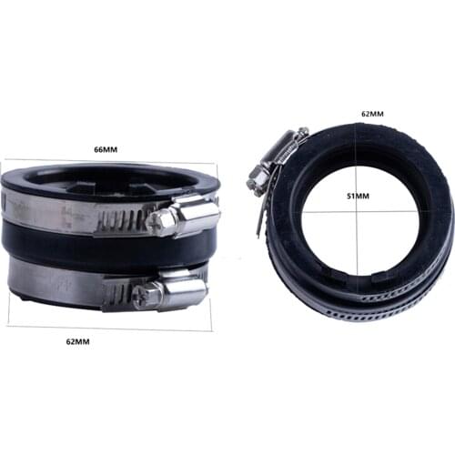 Carburetor Intake Boot Joint Clamp for 2004-2007 Rhino 660 YXR660F 4X4 ATV Accessories