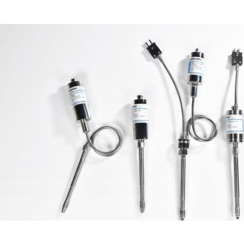 High temperature melt pressure transmitter special for textile machine extruder