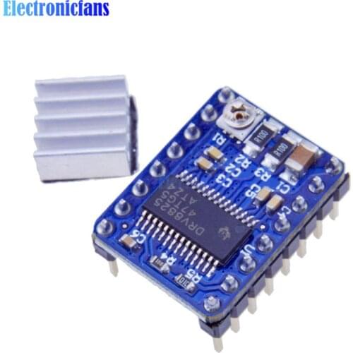 3D Printer Parts StepStick DRV8825 DRV 8825 Stepper Motor Driver Ramps 1.4 Reprap 4 PCB Module Replace A4988 With Heatsink