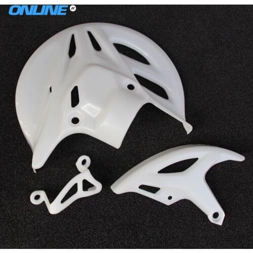 Front and rear brake disk protective cover protection rear brake calipers cover Fit to crf250 crf450 kayo xmotos Dirt bikes
