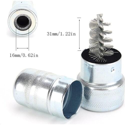 1PC Car Battery Post Terminal Cable Cleaner Dirt Corrosion Brush Hand Cleaning Tool Wheel Rims Tire Washing Brush