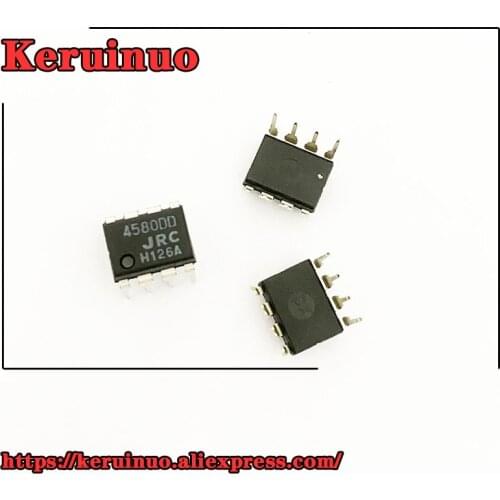 10pcs/LOT NJM4580DD 4580DD DIP NEW ORIGINAL IN STOCK