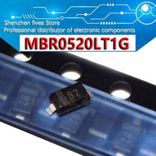 100pcs MBR0520LT1G SOD123 MBR0520 SOD Surface Mount Schottky Power Rectifier new and original