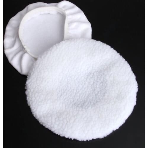 2Pcs Car waxer/polishing cover pad Wool Sponge Car Polisher Pad Microfiber Polishing Bonnet Buffing Pad Cover For 9inch 10inch